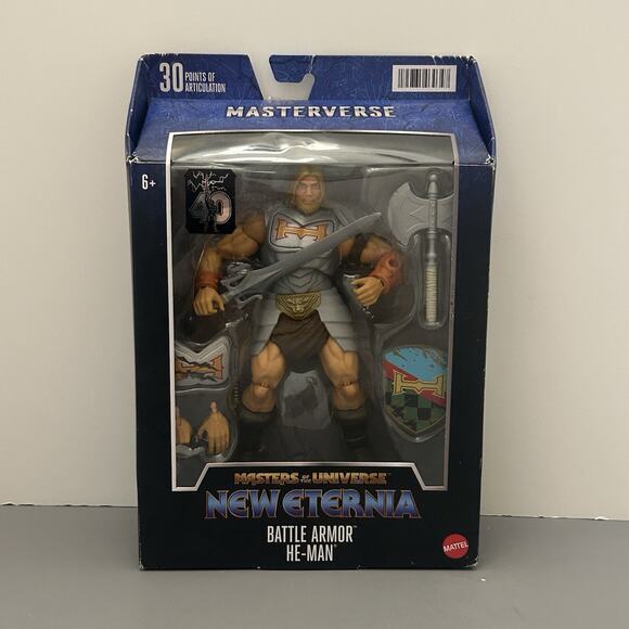 Mattel Masters Of The Universe New Eternia Battle Armor He-Man Action Figure - Picture 1 of 6